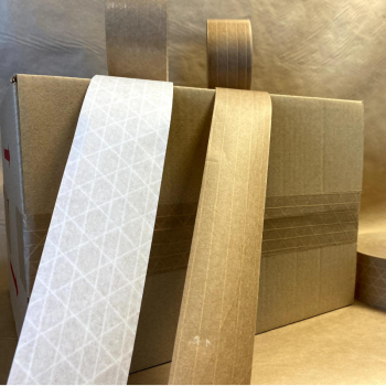 Las cintas y los rollos de papel engomado son una alternativa ecológica al precinto tradicional. Se fabrican con papel sin blanquear y utilizan adhesivos sin productos químicos tóxicos. 